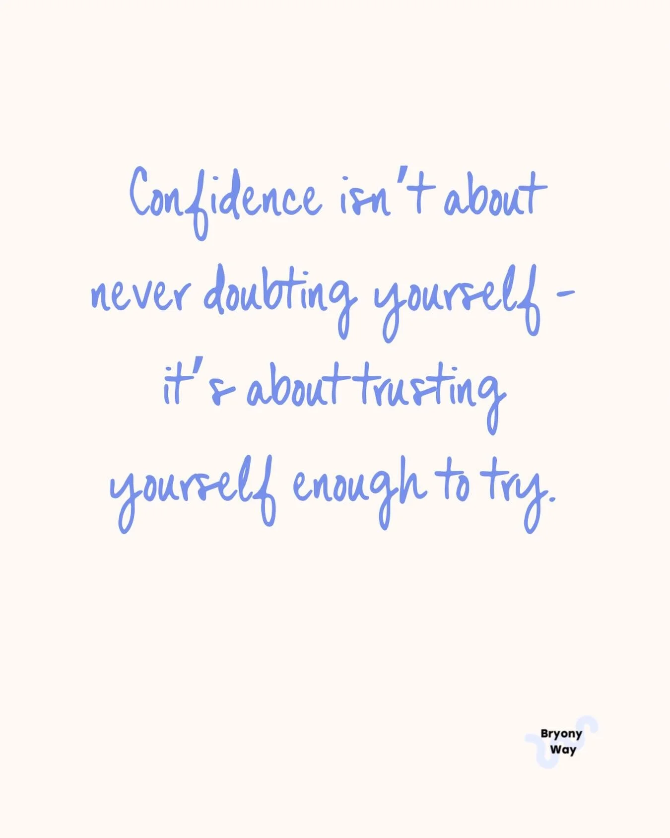 Confidence isn&rsquo;t about never doubting yourself.It&rsquo;s about trusting yourself enough to try.

Some of the most confident-looking people in the world still feel nervous.They still get anxious.They still get sweaty palms (&hellip; and probabl