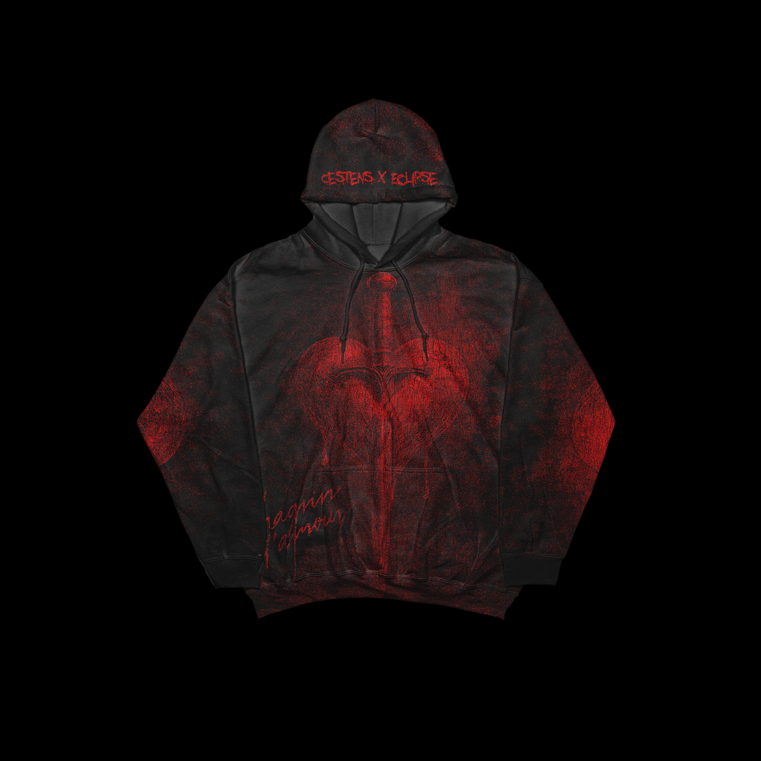 Mockup sweat chagrin d'amour