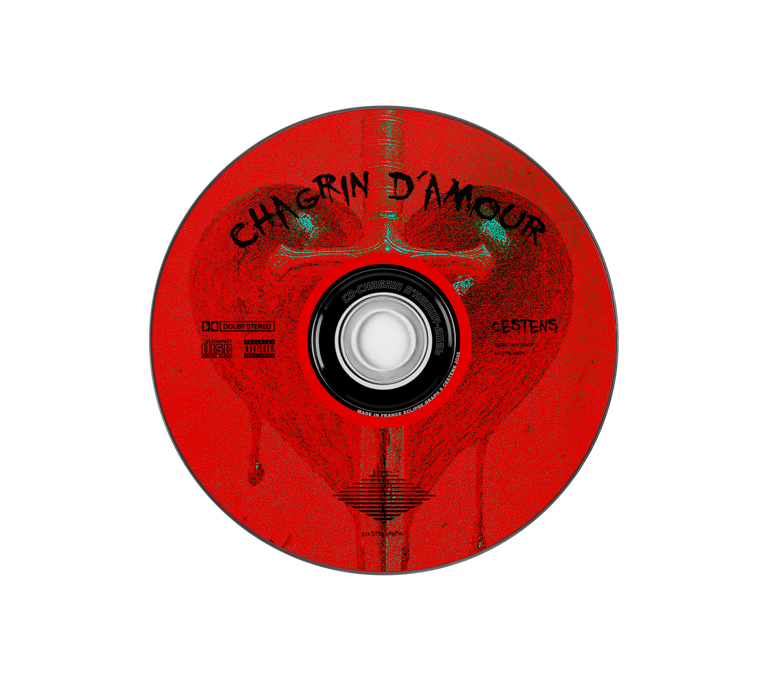 Mockup CD Chagrin d'amour