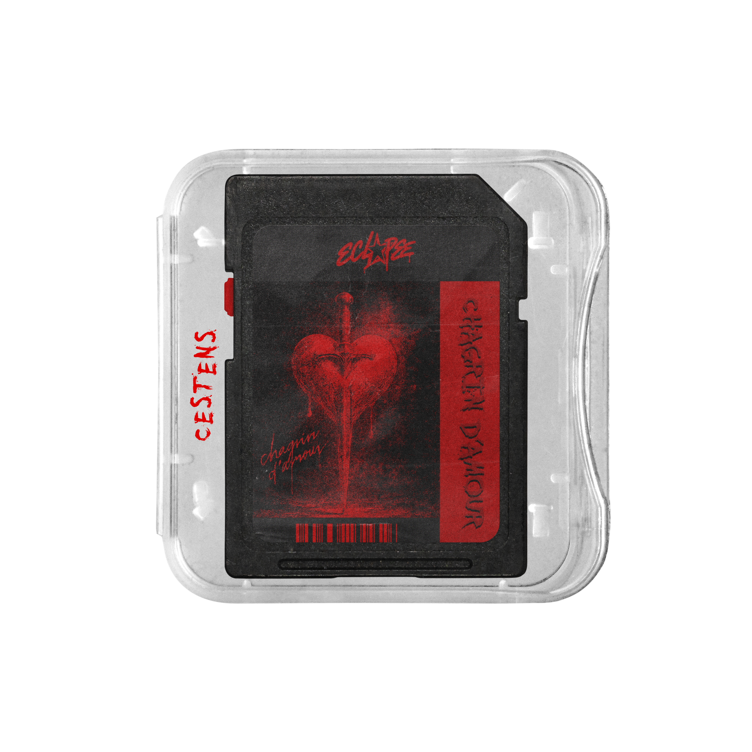 Mockup carte sim chagrin d'amour
