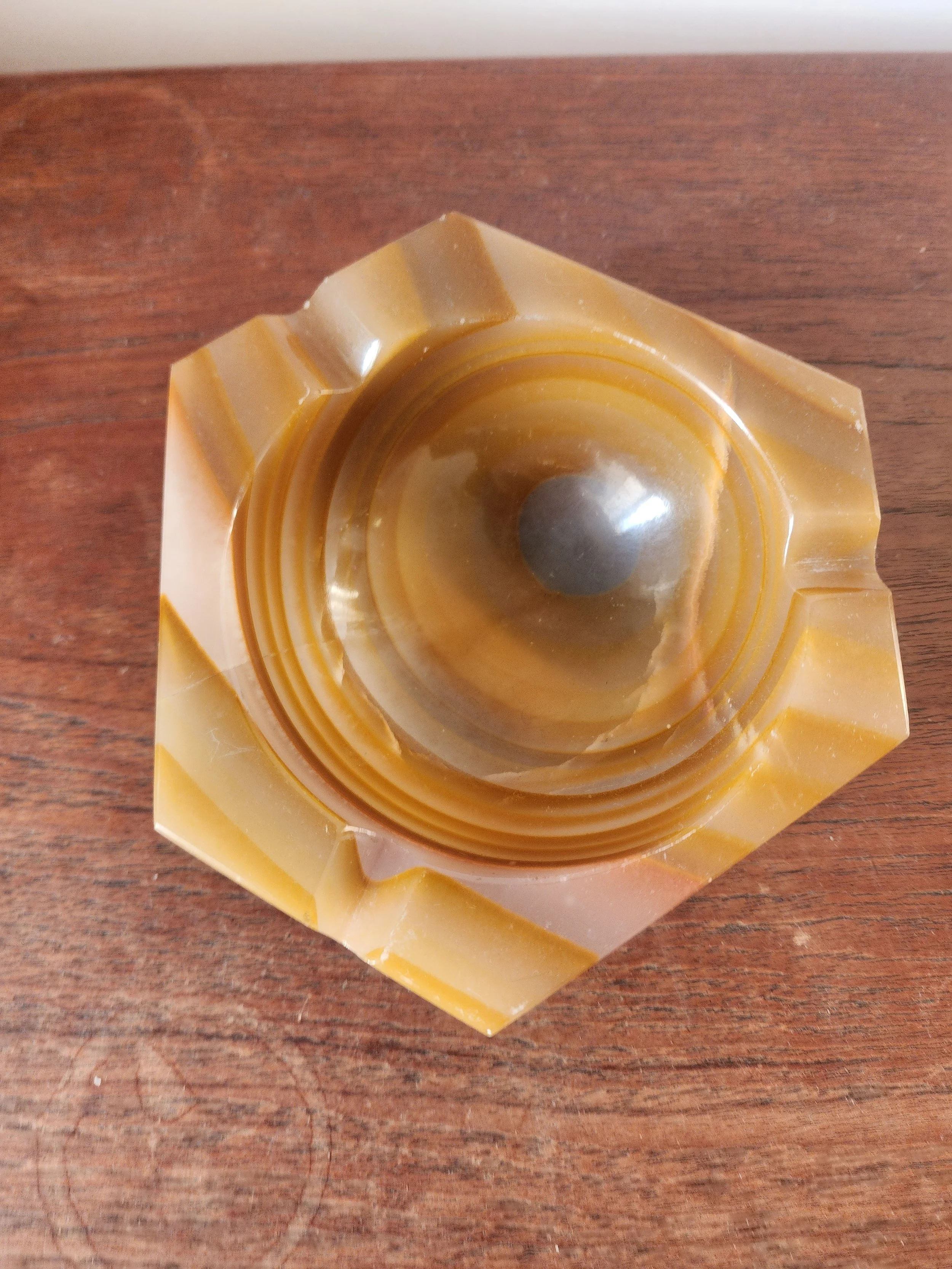 close up of natural banded onyx stone