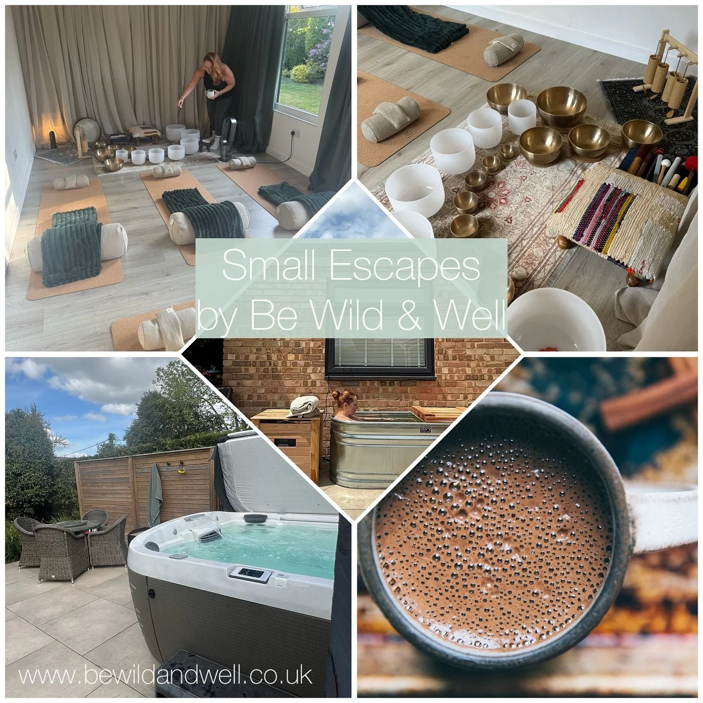 ✨ The Small Escape ✨
with Be Wild &amp; Well

An evening created for those moments when you just need to pause, exhale, and reset.

🔥 Gather around the fire pit and let the warmth melt away the week.
🍫 Sip heart-opening cacao and set gentle intenti