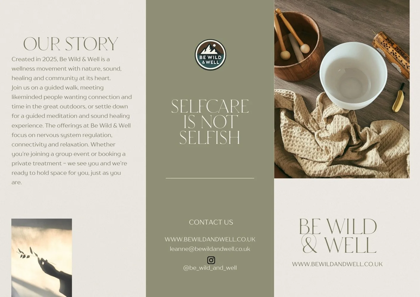 What can you use your gift voucher for? Take a look at the offerings from Be Wild &amp; Well. From private sound baths, to sonic bowl massage treatments to chakra clearing. There is something to help you rest, realign and reset. 

Don&rsquo;t hesitat
