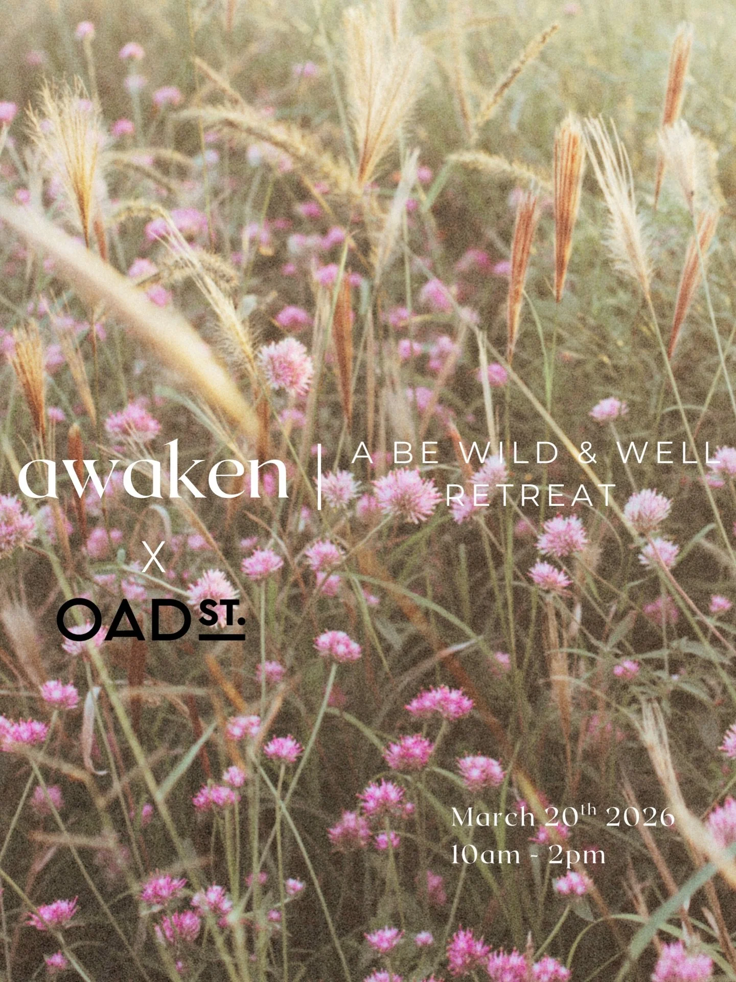 Can&rsquo;t make tomorrow&rsquo;s RESET retreat? No worries, I&rsquo;ve got you! 
Join us at AWAKEN | A Be Wild &amp; Well retreat in Kent on Friday 20th March also at @oadstreetfoodandcrafts 
Check out upcoming posts from tomorrow&rsquo;s retreat to