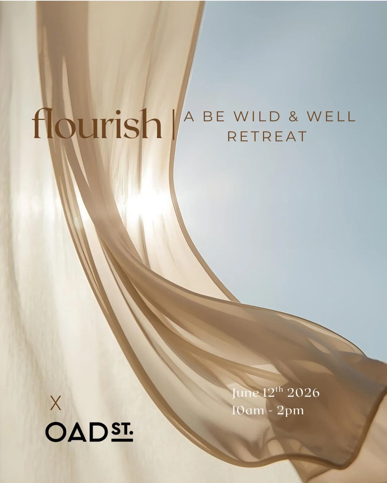 FLOURISH RETREAT DAY AT OAD ST 🌿✨

After the last retreat sold out, I&rsquo;m so excited to share the next one with you&hellip;

This June&hellip;We. Are. Back! At the beautiful Oad St. Take a few hours away from the noise of everyday life. Think gr