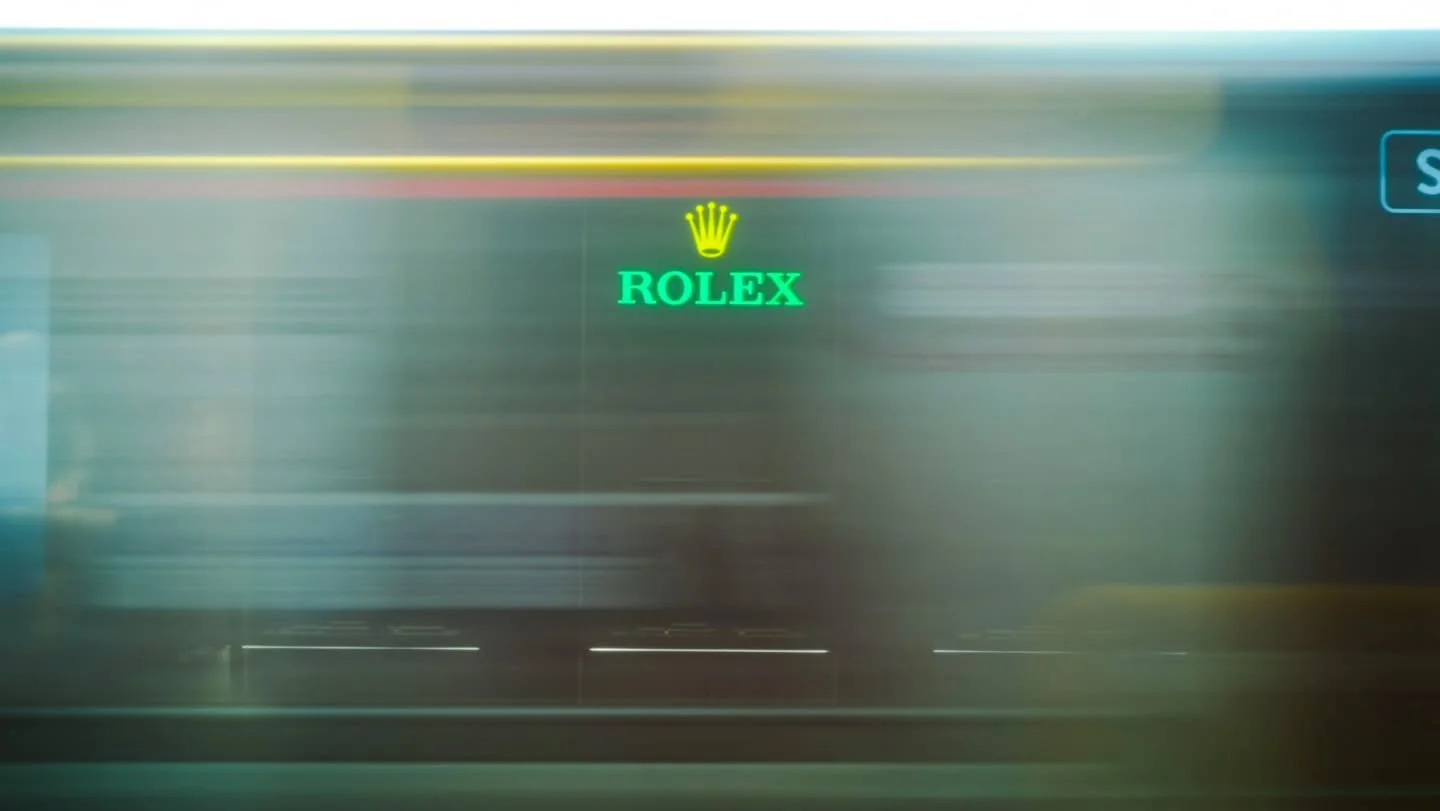 Shot handheld at f2.8, 1/4 shutter
Framed through the blur of a passing vehicle. 

The long shutter introduces intentional motion, guiding the eye to the still shopfront while layering depth and atmosphere into the frame.

#rolex #luxury #revivemedia