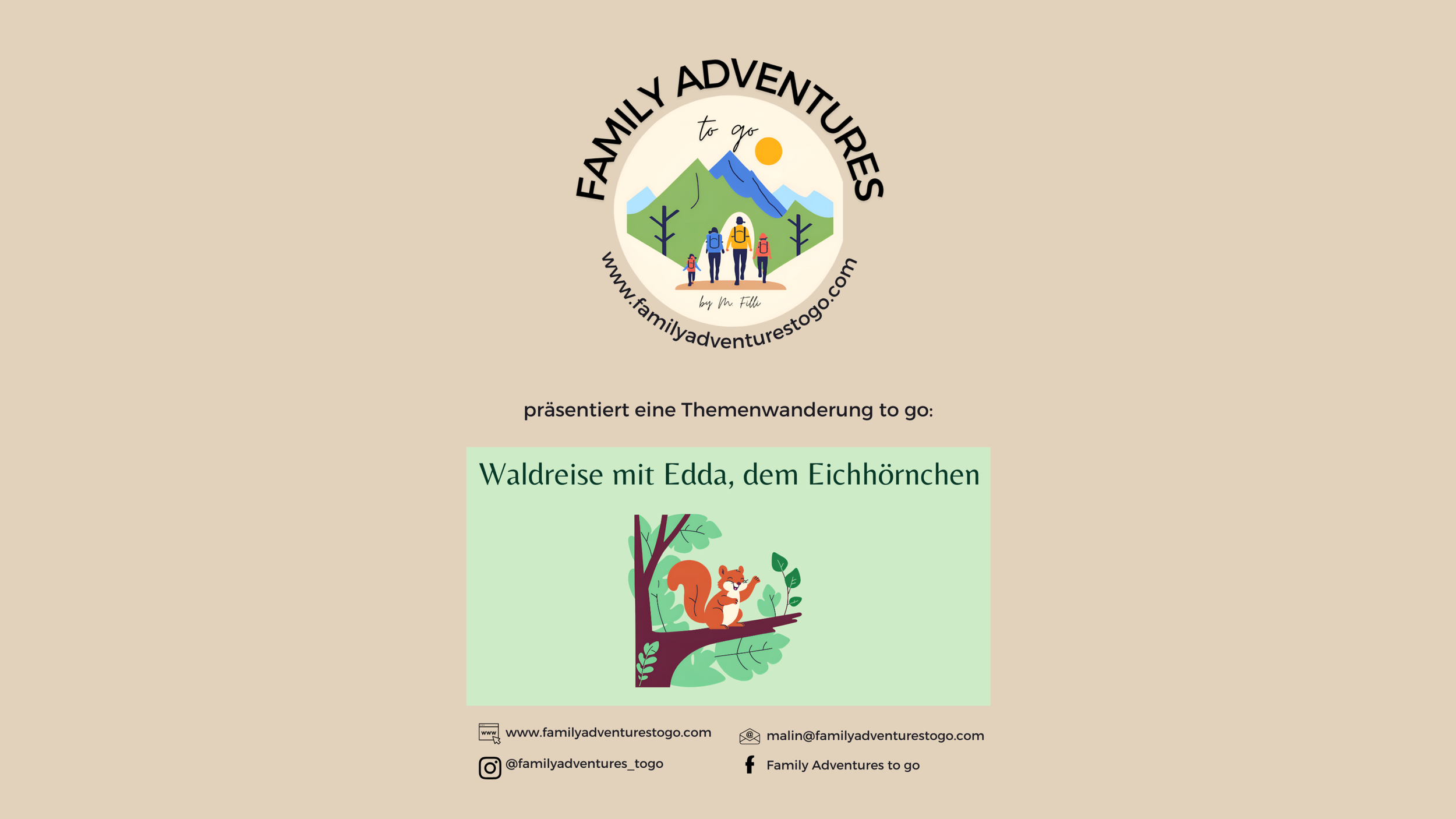 Waldreise mit Edda, dem Eichhörnchen