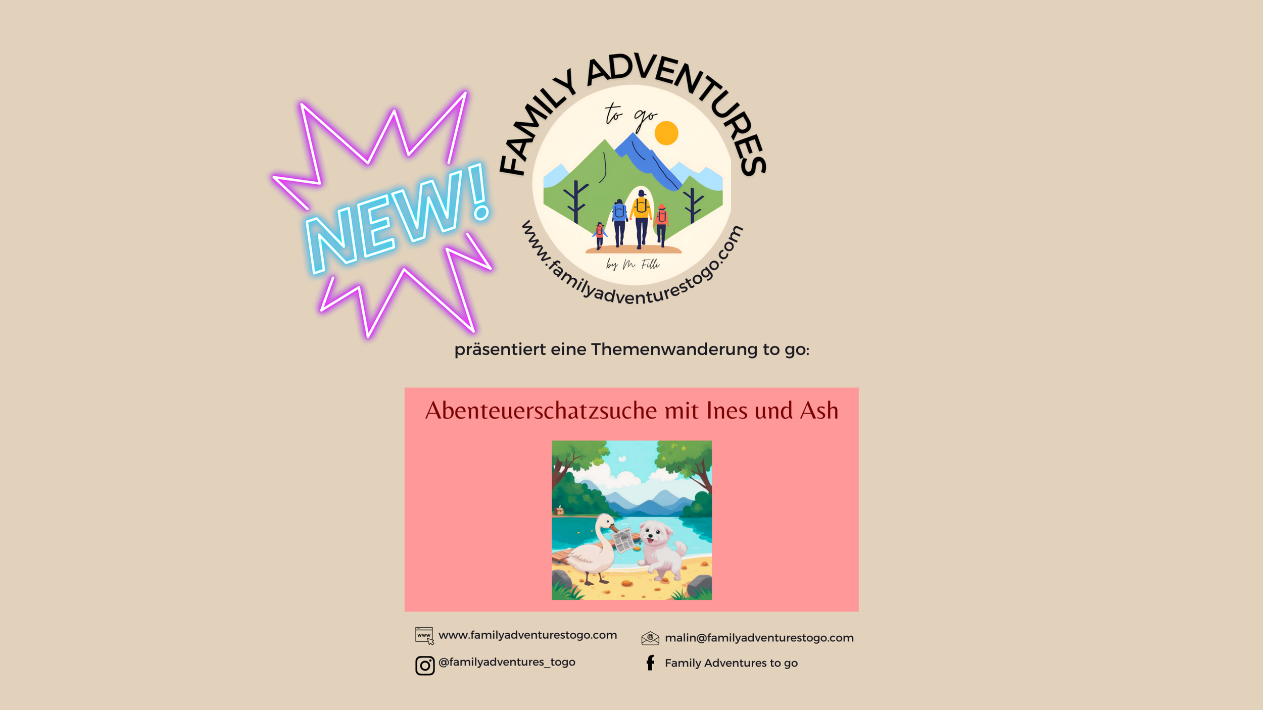 Abenteuerschatzsuche mit Ines und Ash