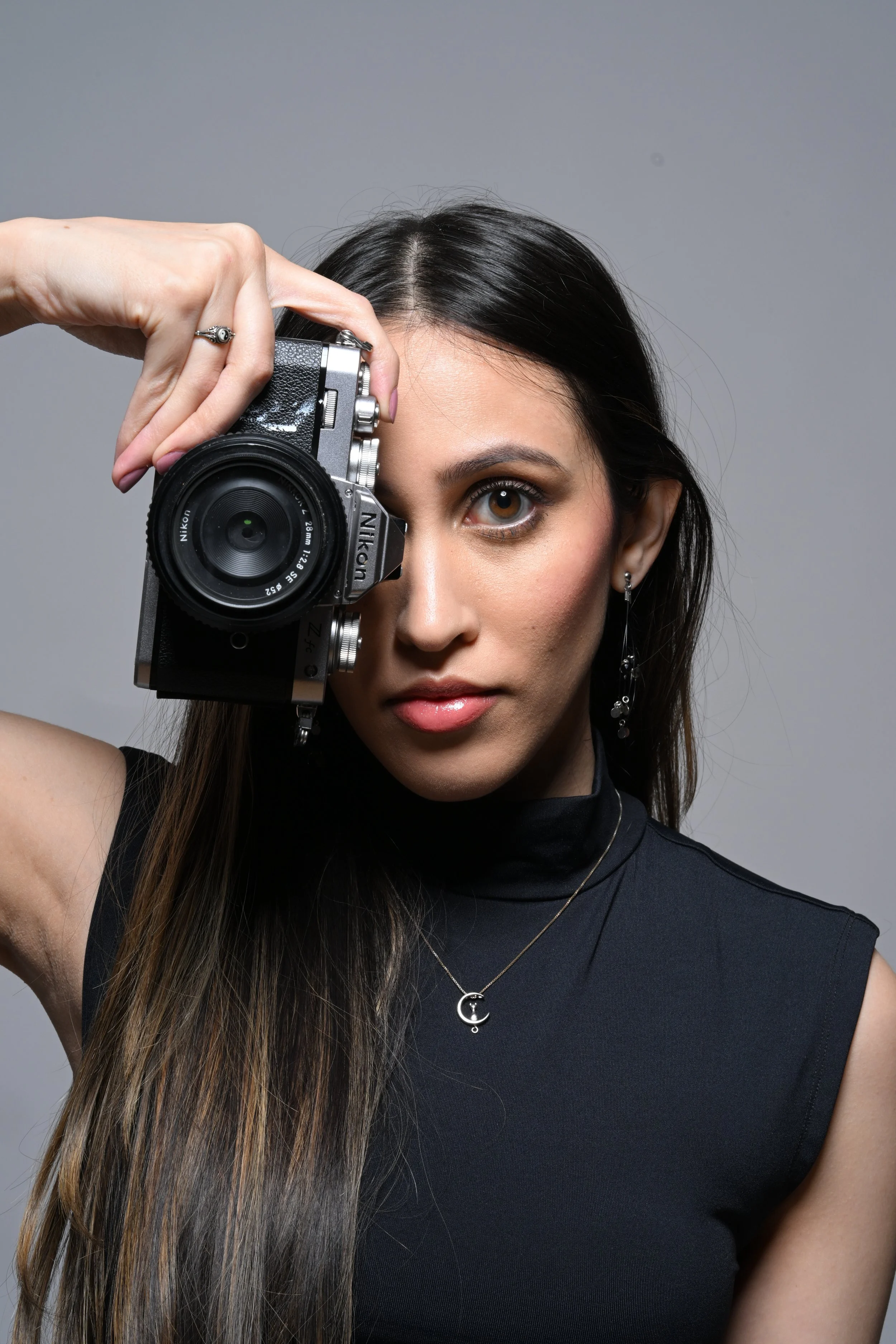 Cinematic actress portrait Philadelphia studio