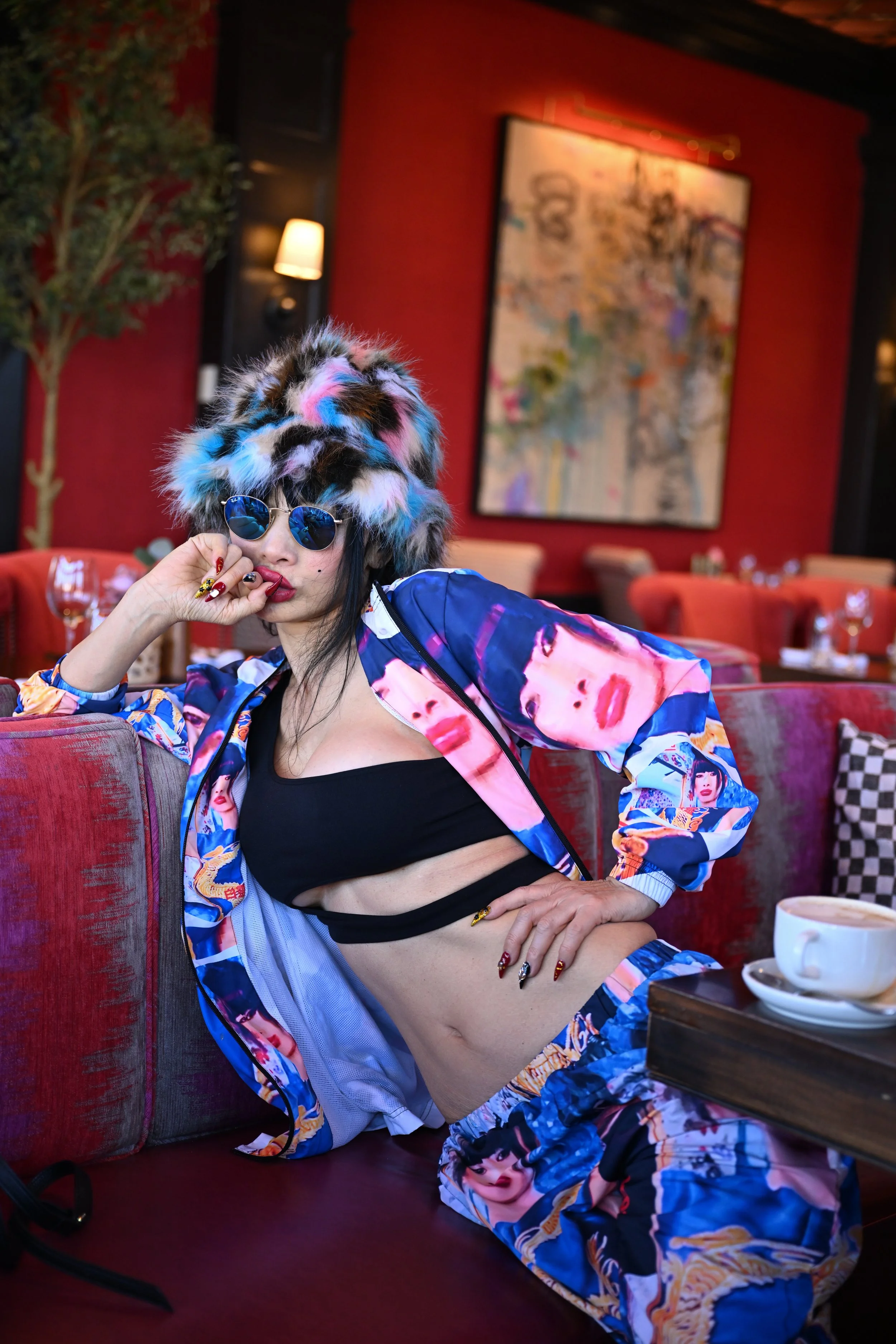 Bai Ling at the Wayne Hotel, Philadelphia