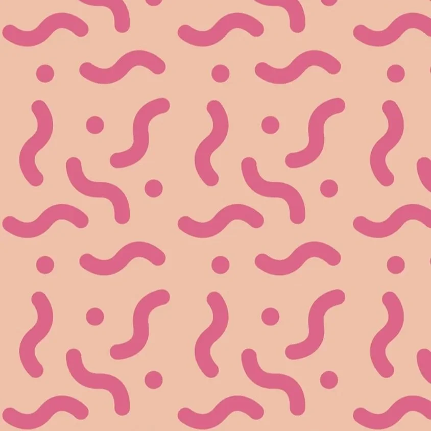 Wallpaper BOLD BASICS 'Confetti chaos' salmon pink