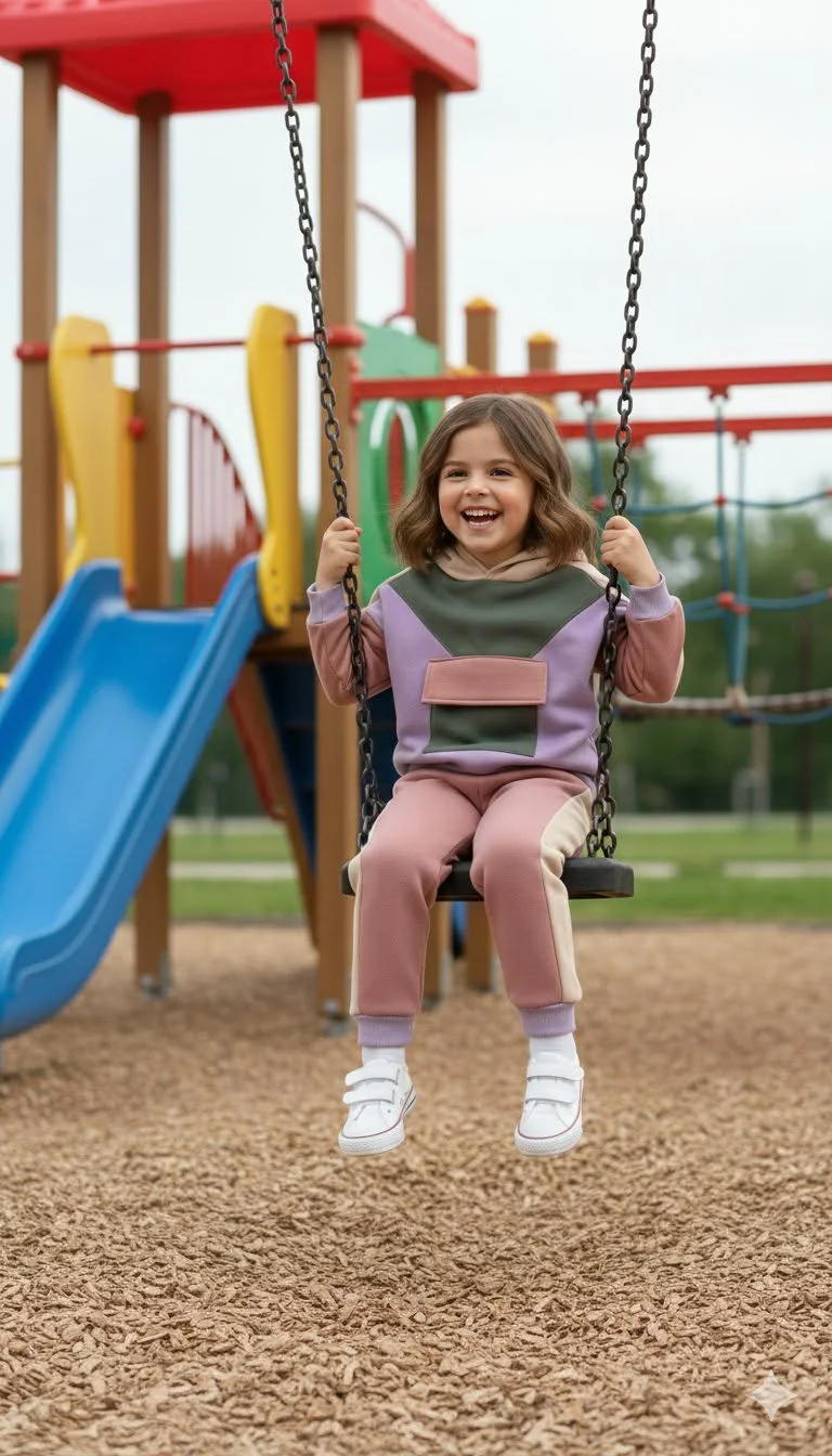 Dusty Pink Chaleur & Jules - Hoodie and Sweatpants Set