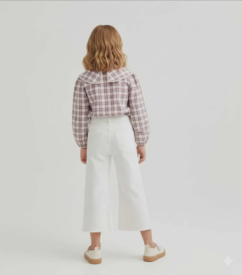 AXELA  White Culotte Pants