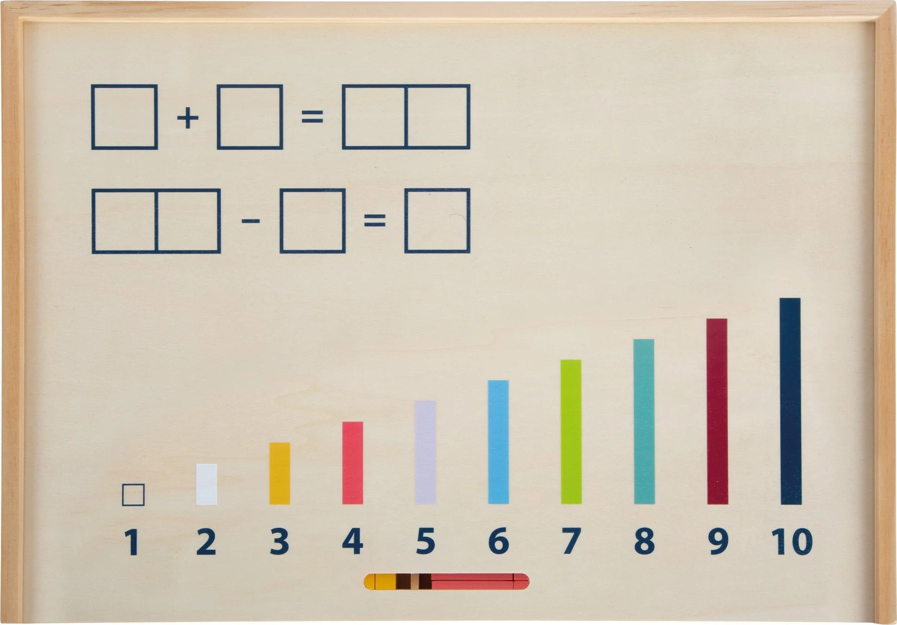 Learning Box Calculation Sticks Numbers “Educate” | Educational Game | Wood