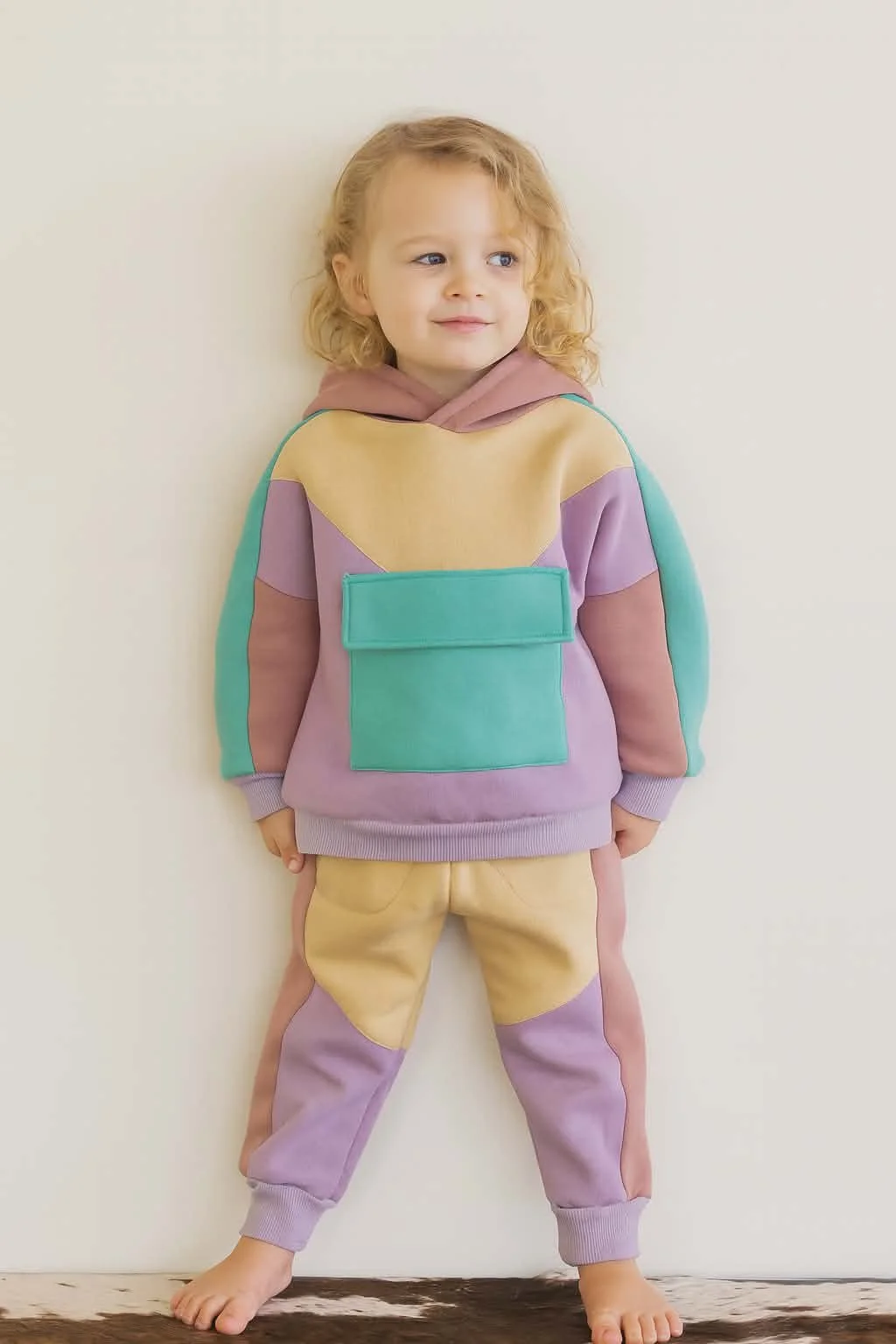 Lavender Chaleur & Jules - Hoodie and Sweatpants Set