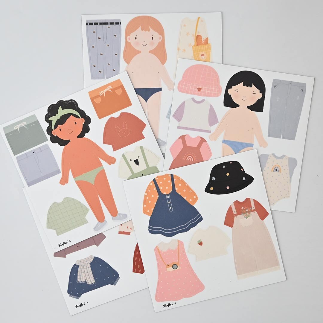 Magnetic Doll - Figure To Dress Up - Girl