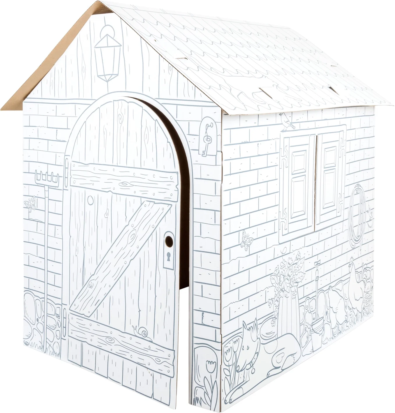 Little House Cardboard Playhouse