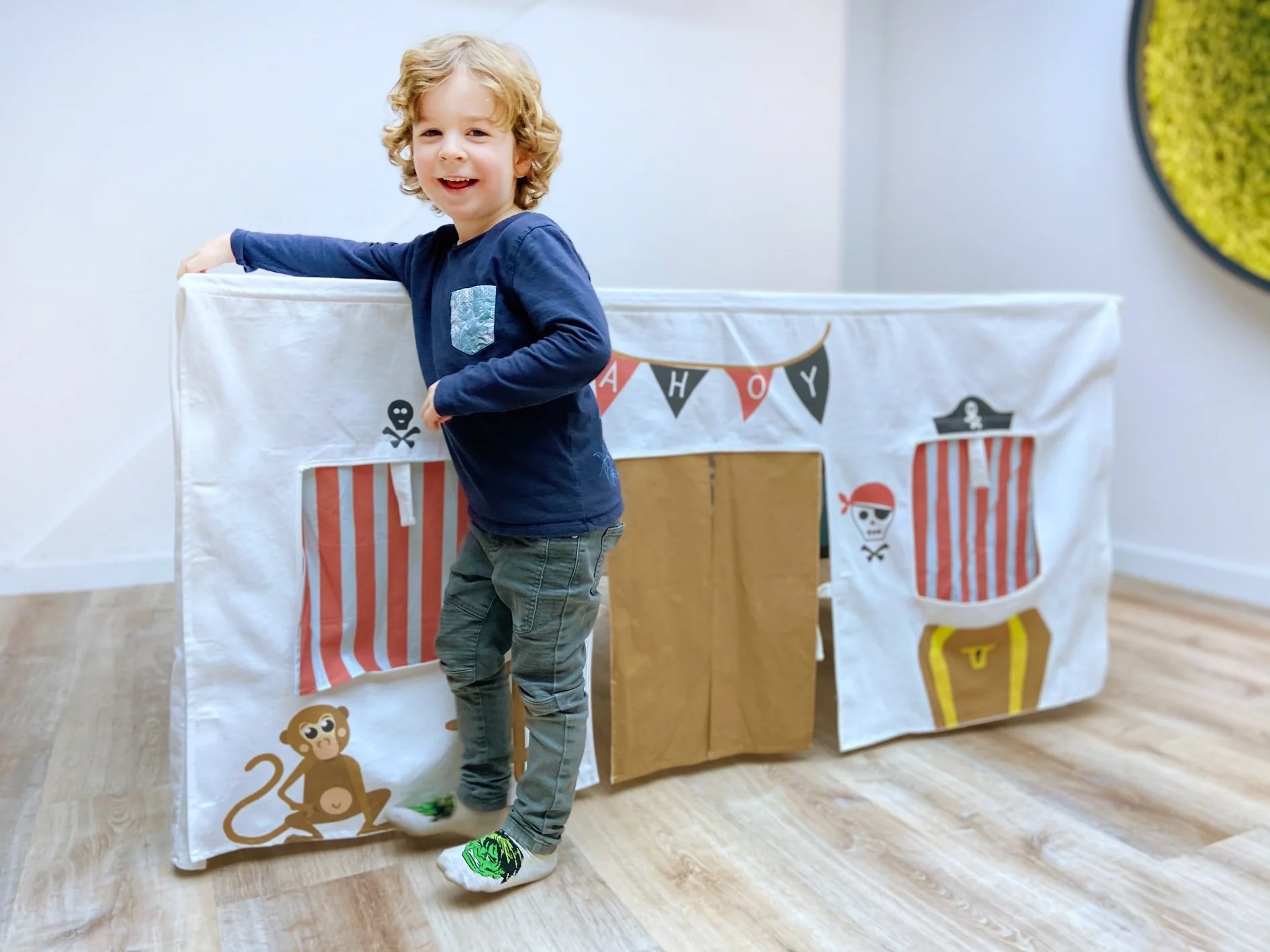 Casa De Juegos Mantel Cabaña Pirata