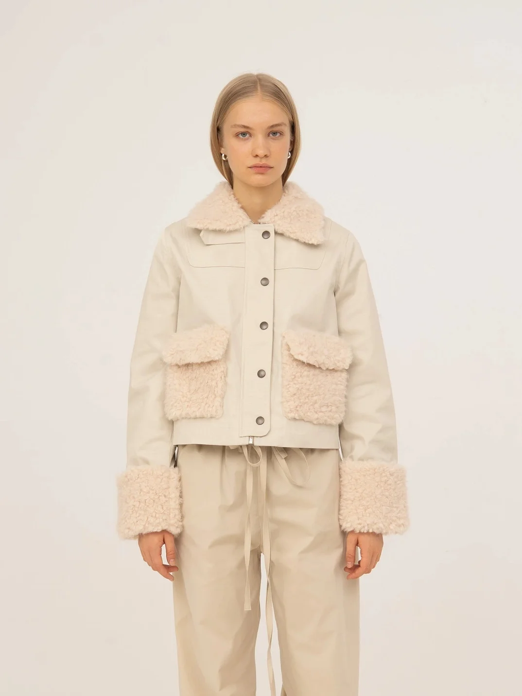 Chaqueta Crema Suave - Carmen Says