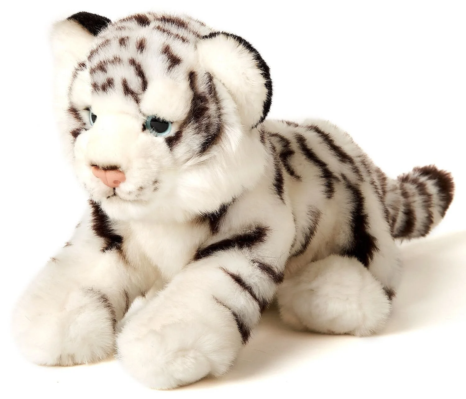 White Tiger Baby, Sitting - 20cm (Height) - Cuddly/Plush Toy