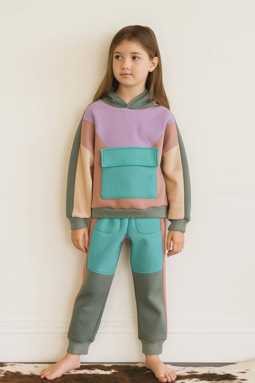 Mint Chaleur & Jules - Hoodie and Sweatpants Set