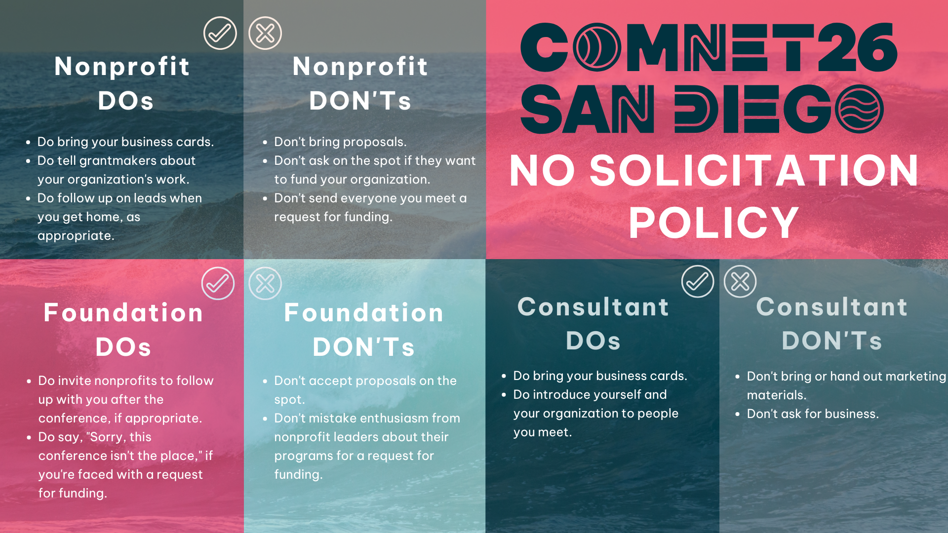 No Solicitation Policy — ComNet26