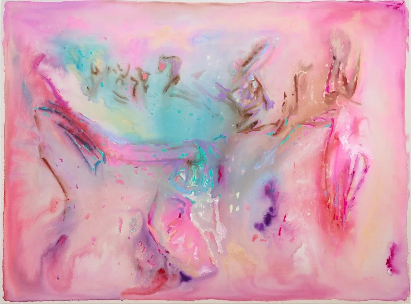 Different Levels of Freedom
2024
Powder pigments, oil sticks and acrylic paint on canvas
150 × 200 cm