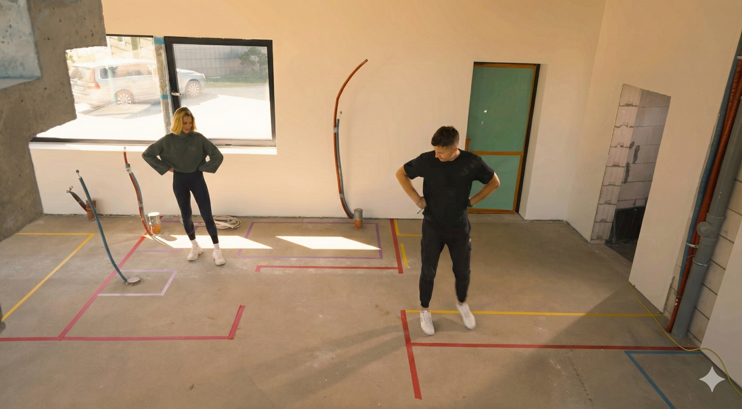 namu 2d planas su lipnia juosta