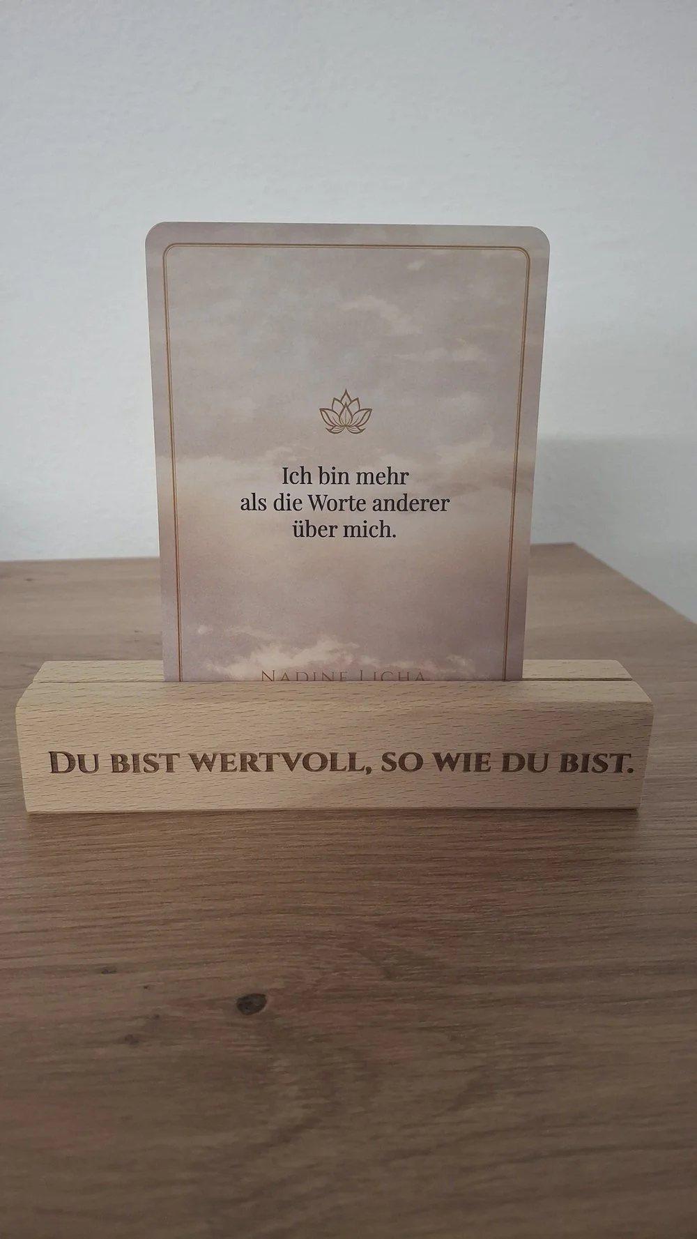 Kartenset mit Affirmationen für Selbstvertrauen