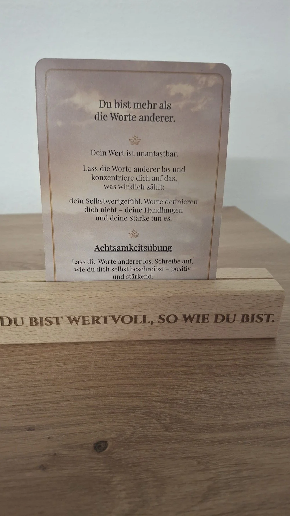 Kartenset Selbstsvertrauen stärken