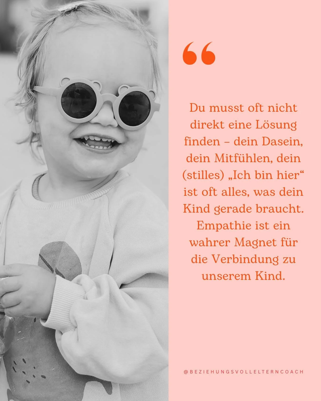 Manchmal f&uuml;hlen wir uns hilflos, wenn unser Kind starke Gef&uuml;hle zeigt.
Wir m&ouml;chten tr&ouml;sten, reparieren, L&ouml;sungen finden.
Doch oft braucht es gar keine Antwort &ndash; sondern einfach uns.
Ein &bdquo;Ich bin hier.&ldquo;
Ein m