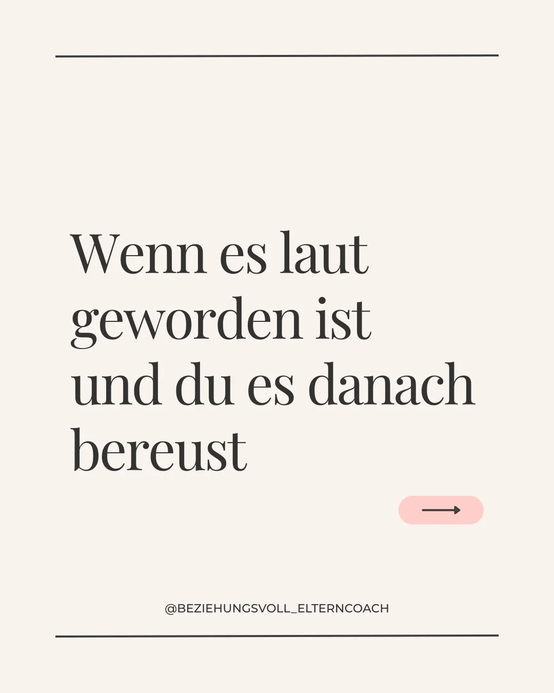 Manchmal werden wir laut.
Und oft kommt danach das schlechte Gewissen. 🫂🫶🏼

Wenn du dein Kind angeschrien hast, z&auml;hlt nicht dieser eine Moment.
Entscheidend ist, was danach passiert.

Kinder brauchen keine perfekten Eltern.
Sie brauchen Erwac