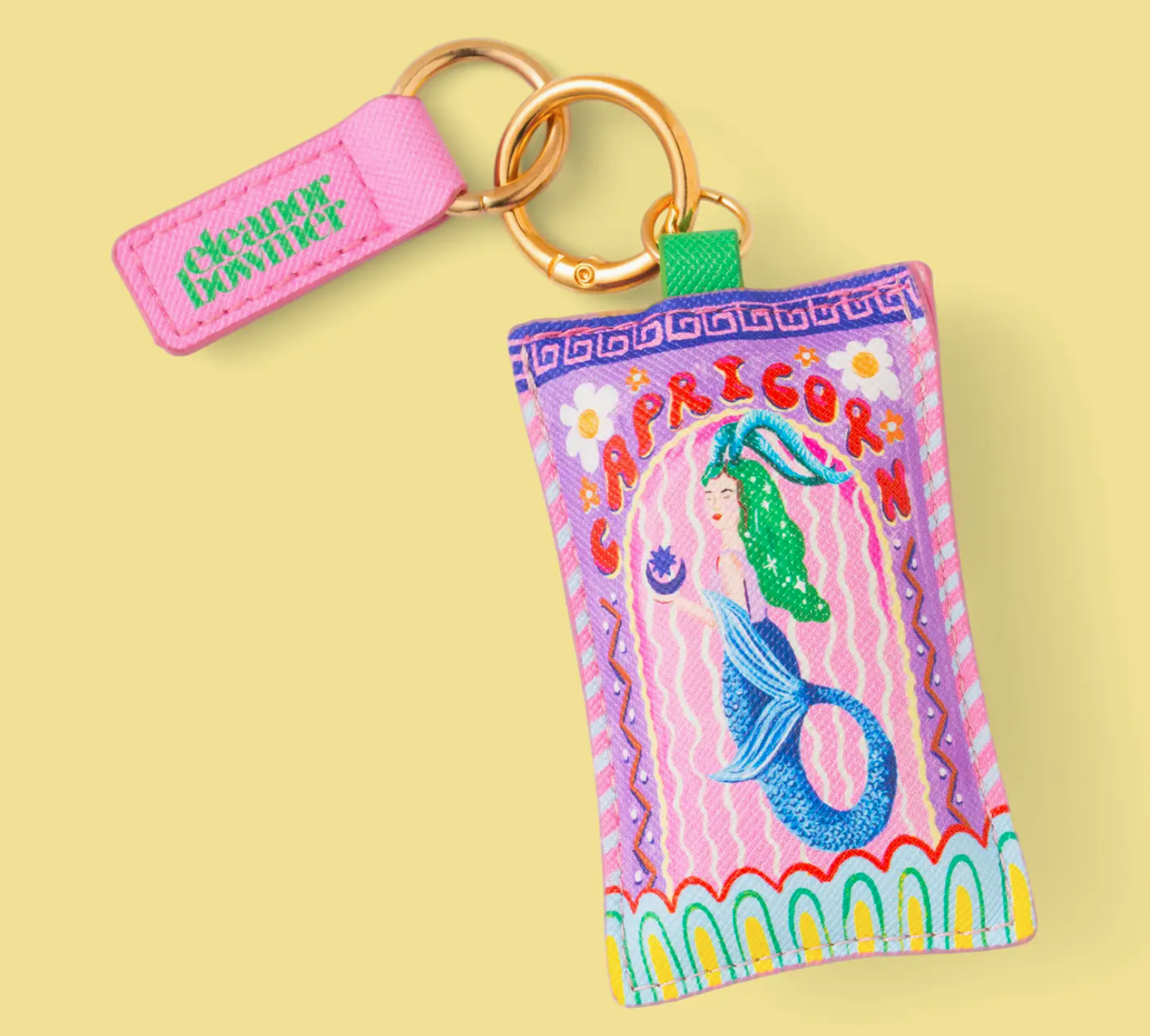 Capricorn Zodiac Keyring