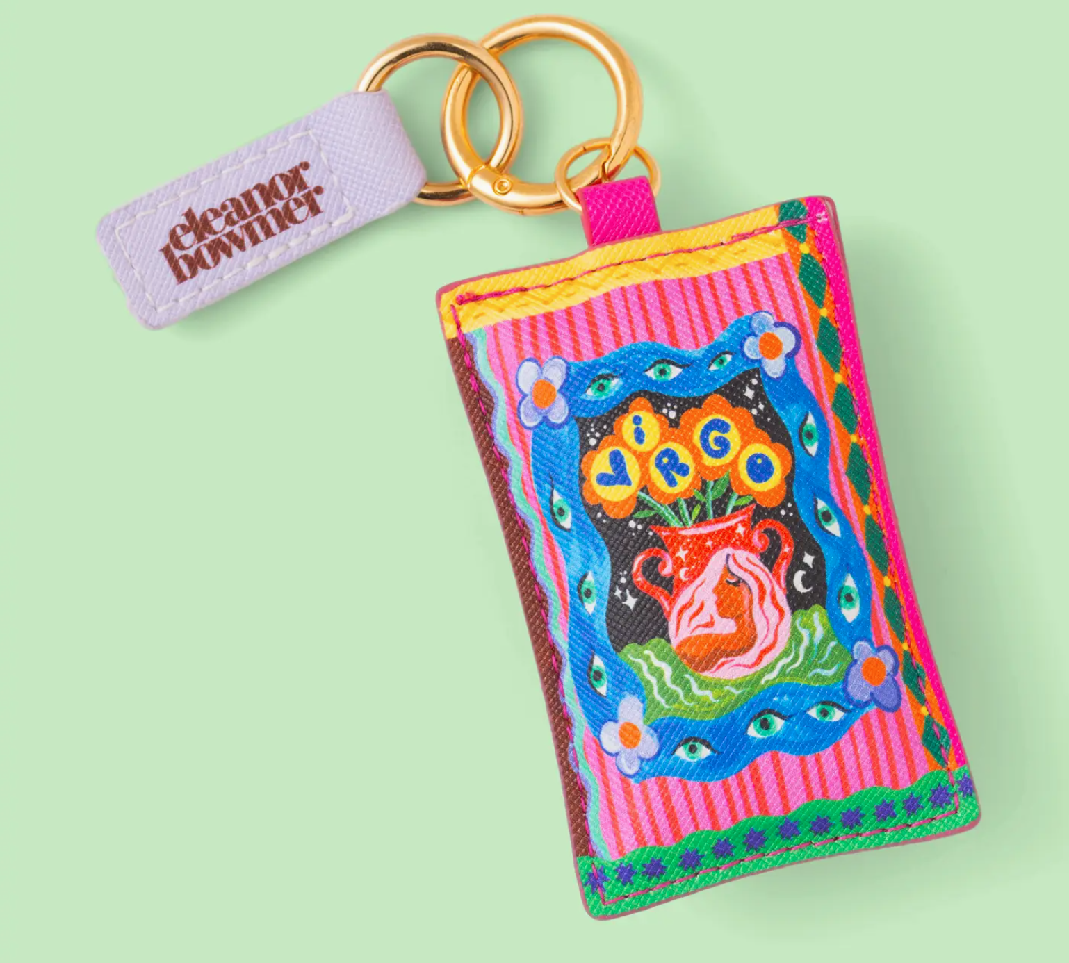 Virgo Zodiac Keyring