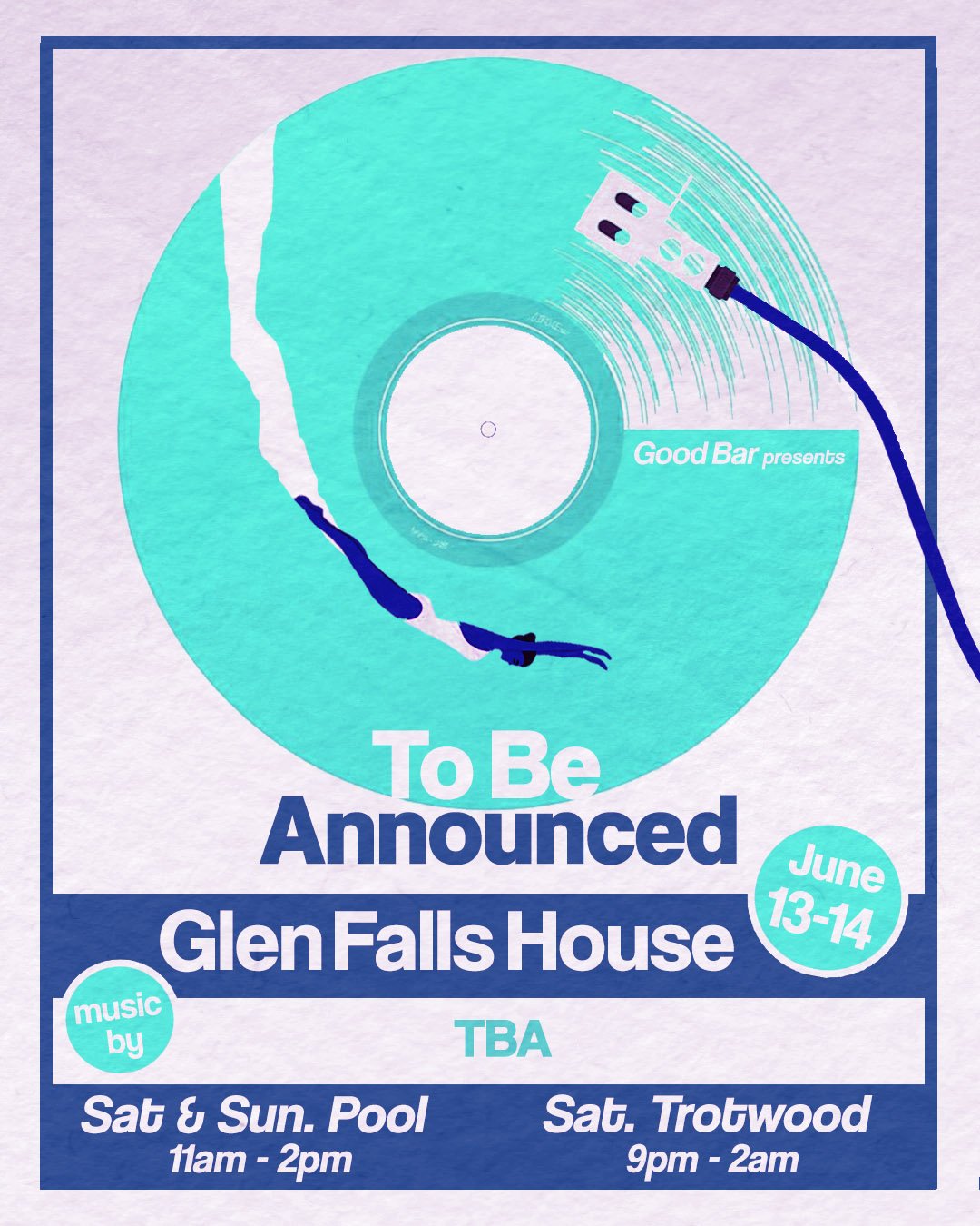 Swim Club w/ Good Bar at Glen Falls House