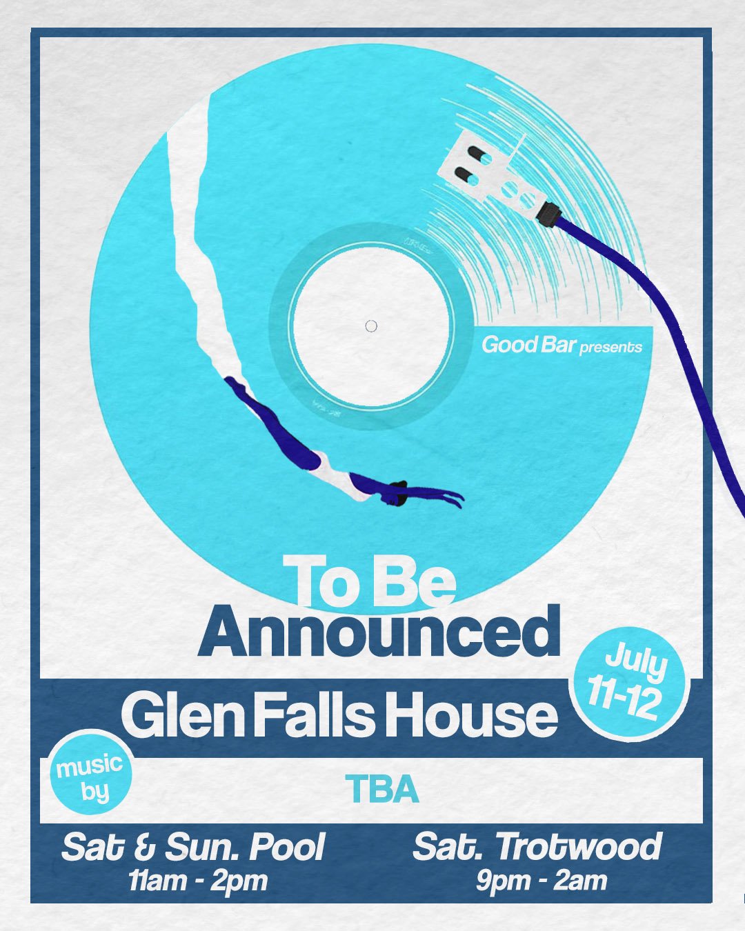 Swim Club w/ Good Bar at Glen Falls House