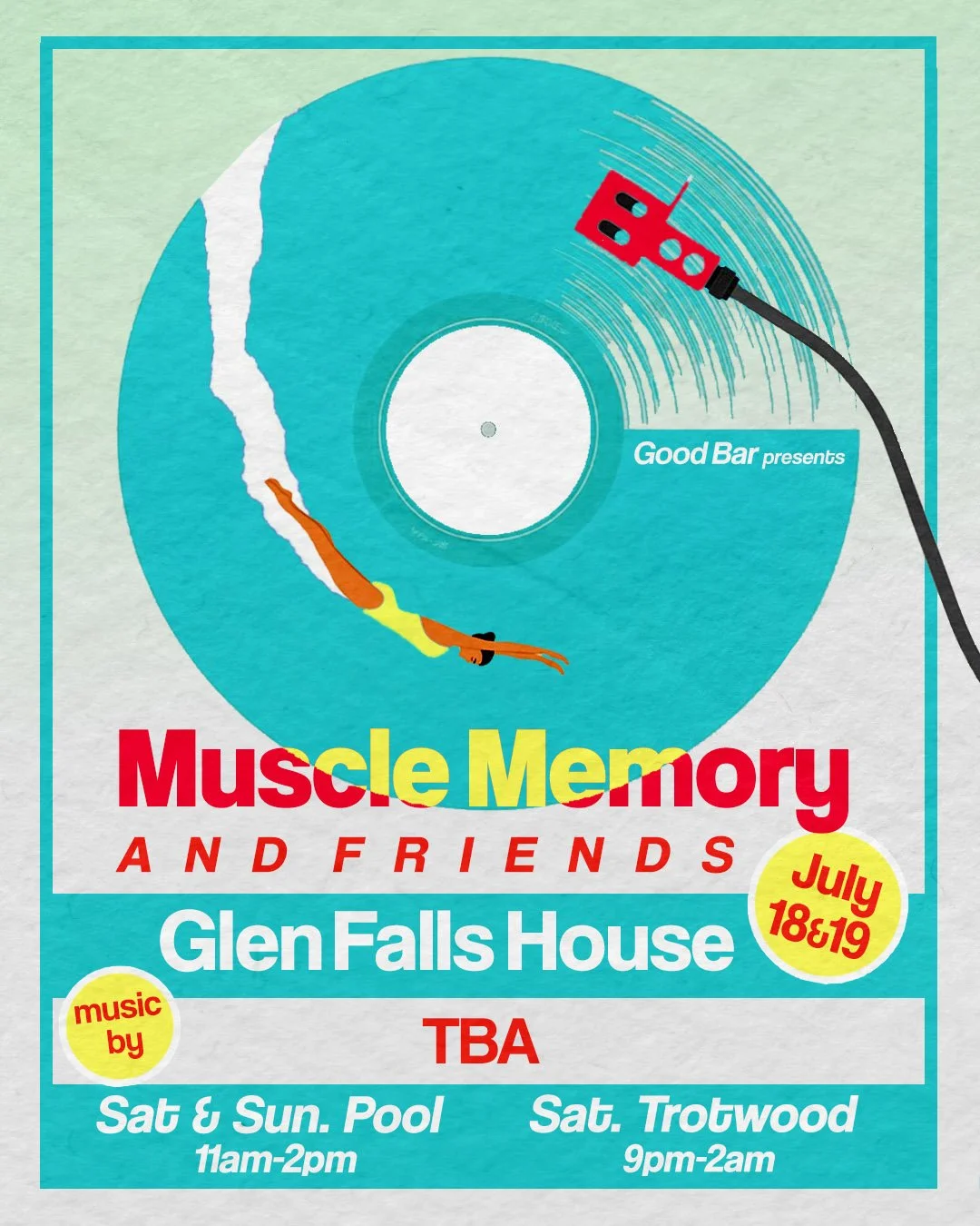 Swim Club w/ Good Bar at Glen Falls House