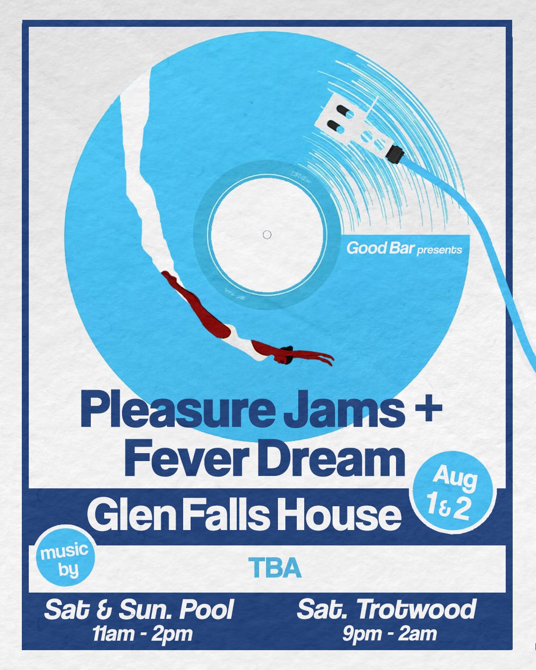 Swim Club w/ Good Bar at Glen Falls House