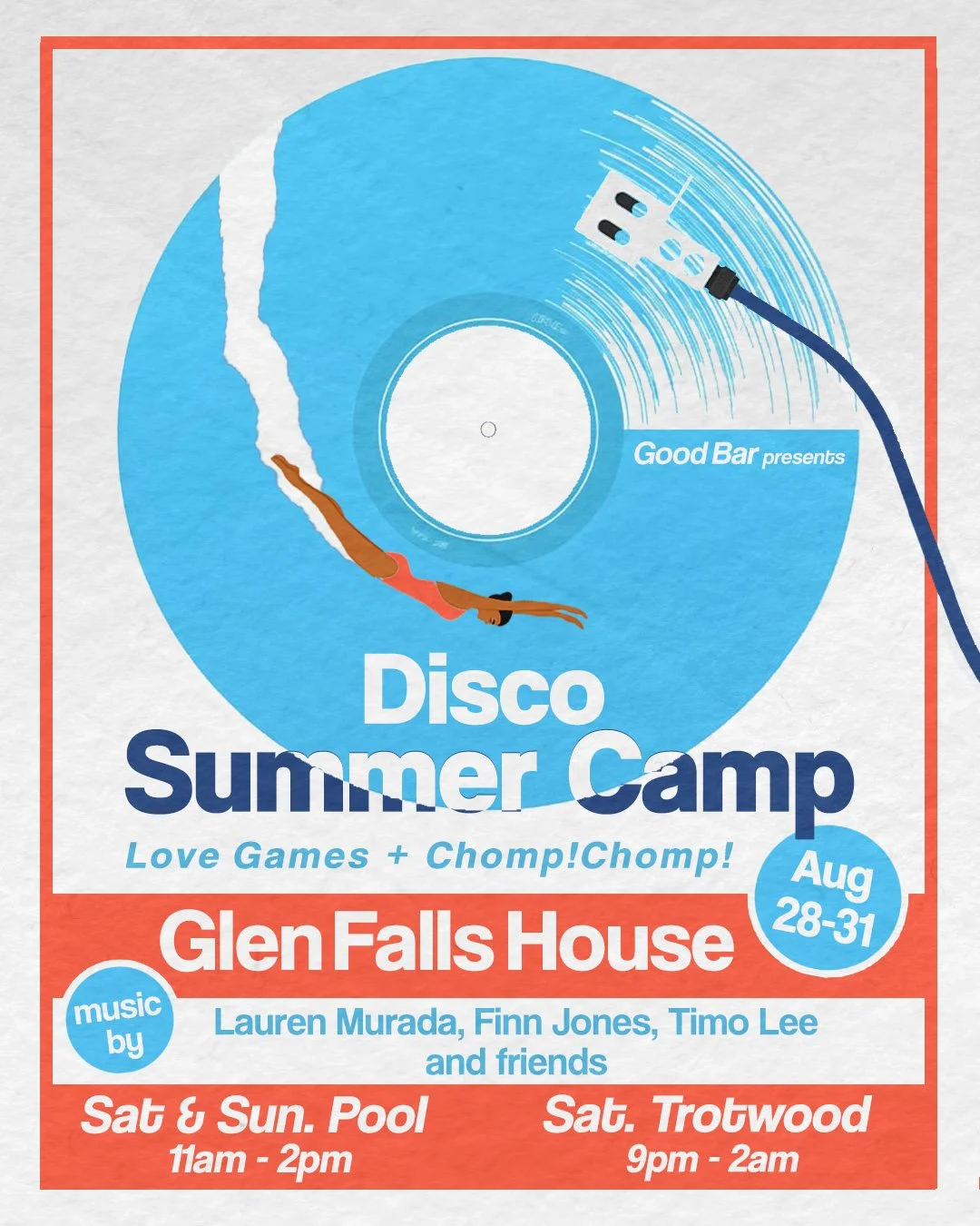 Swim Club w/ Good Bar at Glen Falls House