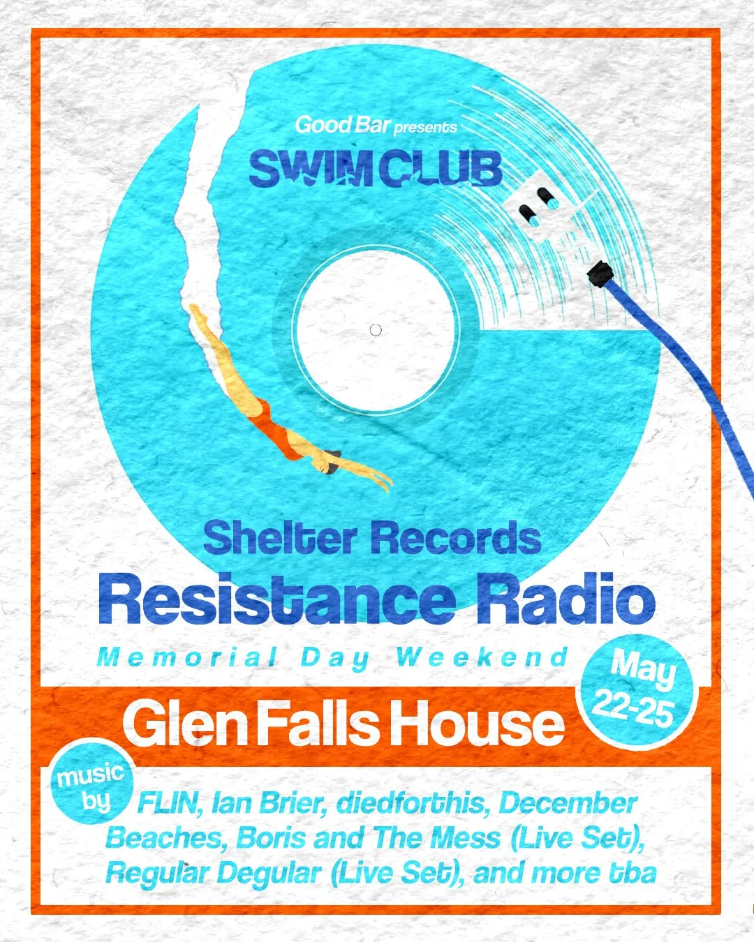 swim club w/ Good Bar at Glen Falls House