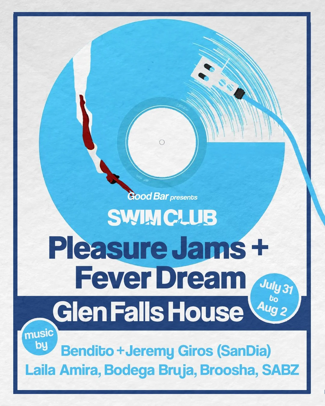 Swim Club w/ Good Bar at Glen Falls House