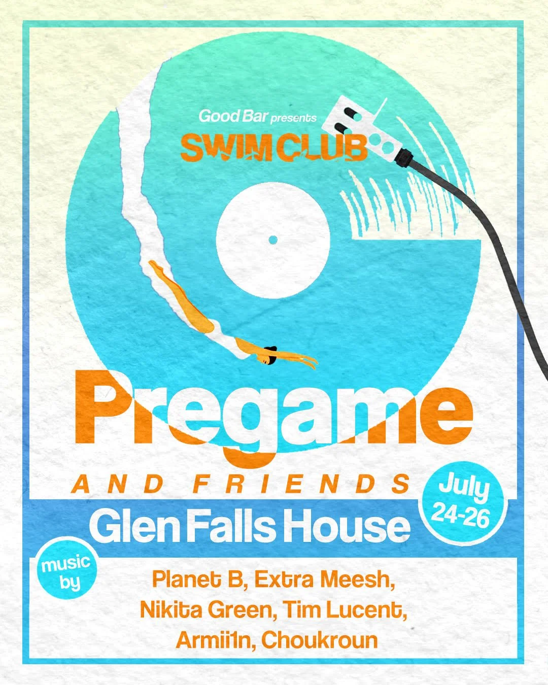 Swim Club w/ Good Bar at Glen Falls House