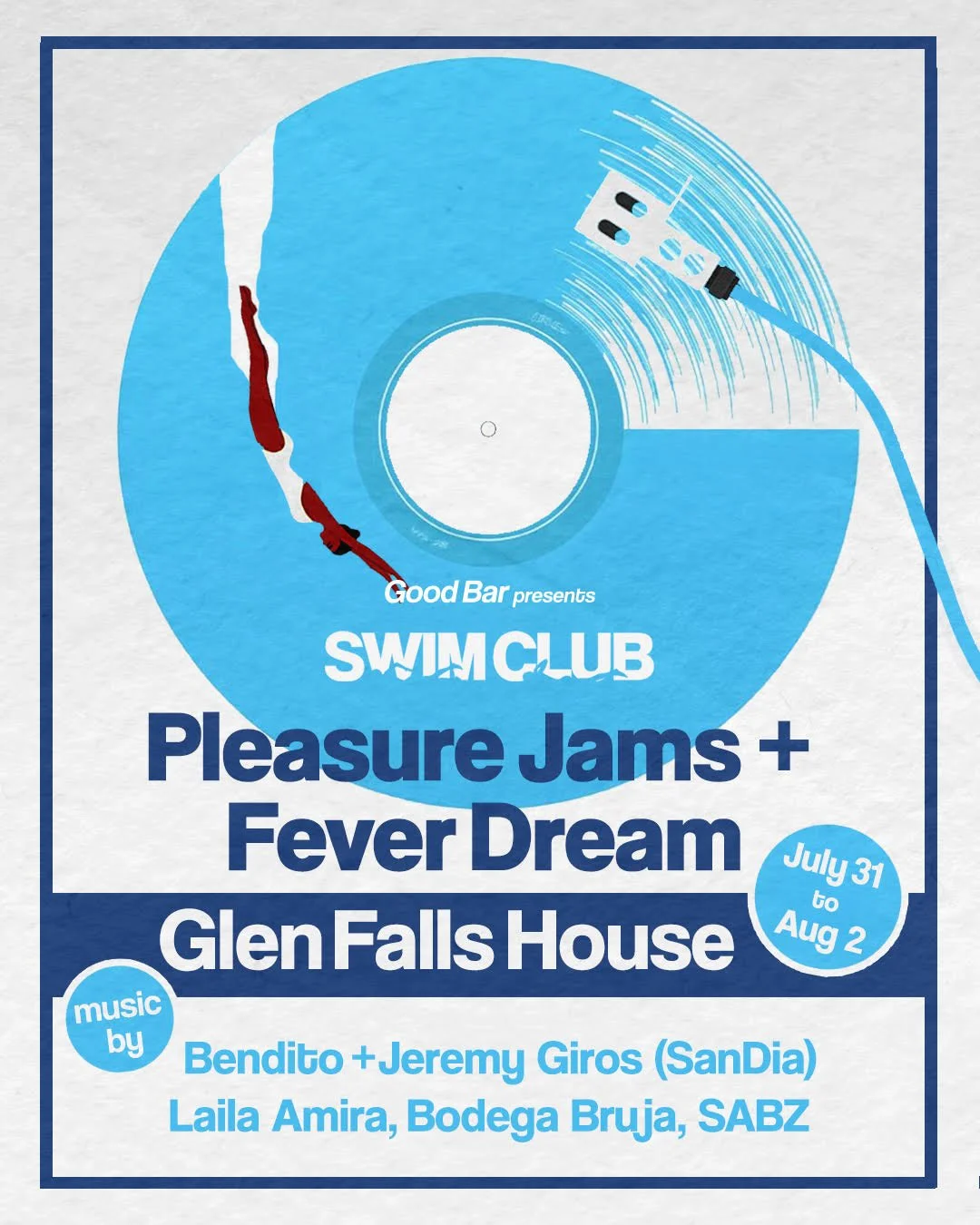 Swim Club w/ Good Bar at Glen Falls House