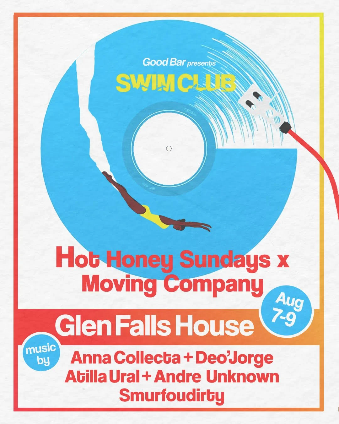 Swim Club w/ Good Bar at Glen Falls House