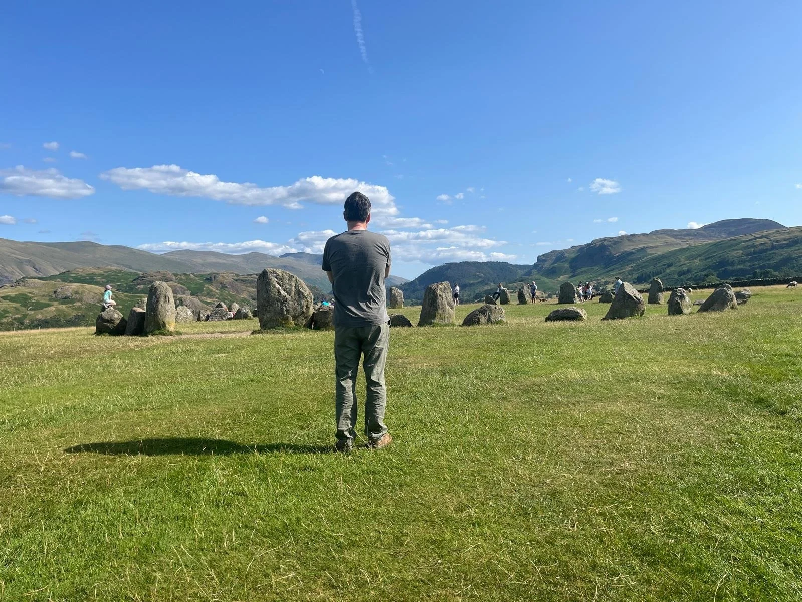 Feeling suitably pagan at Castlerigg stone circle.