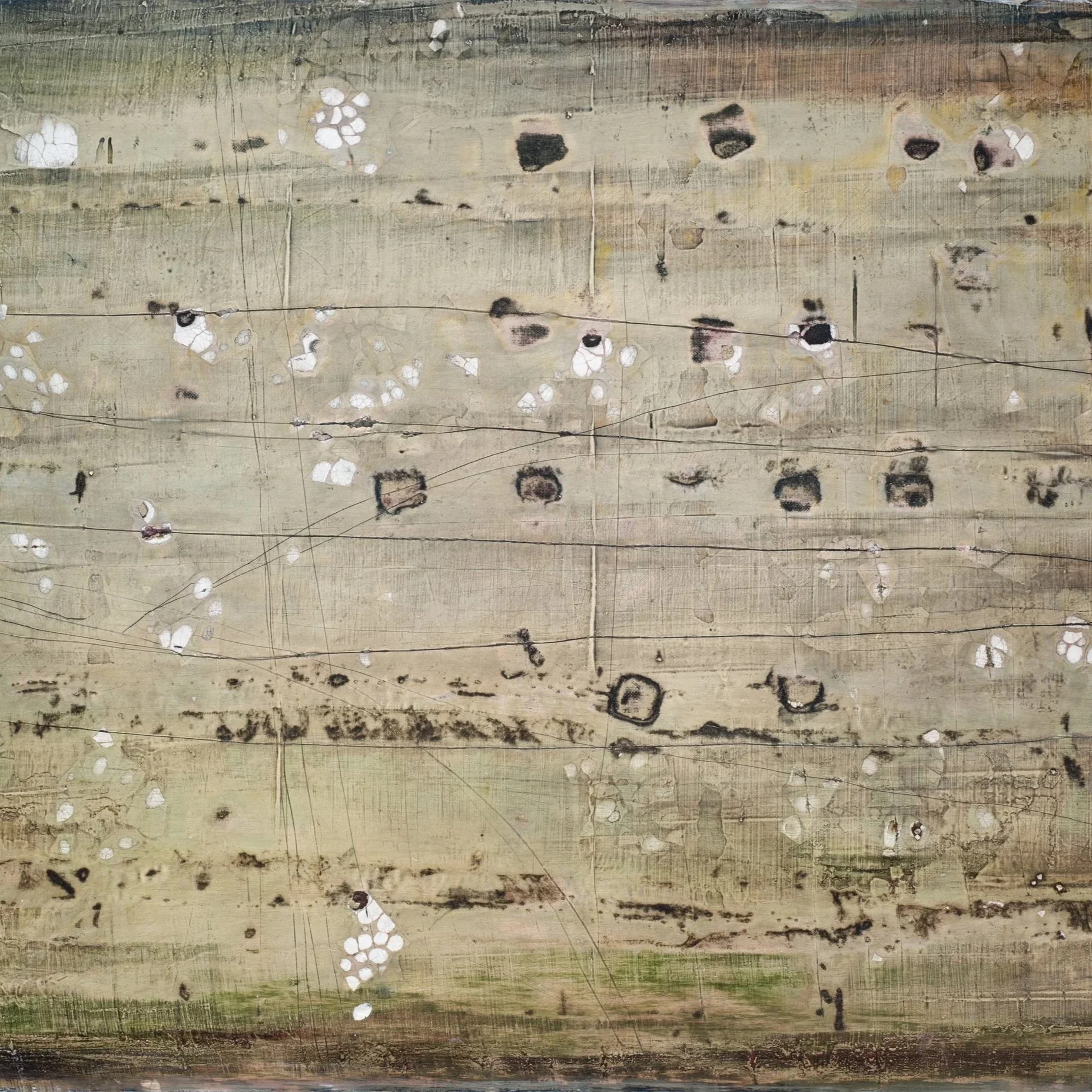 Note#2 Mixed media abstract painting by John Worth