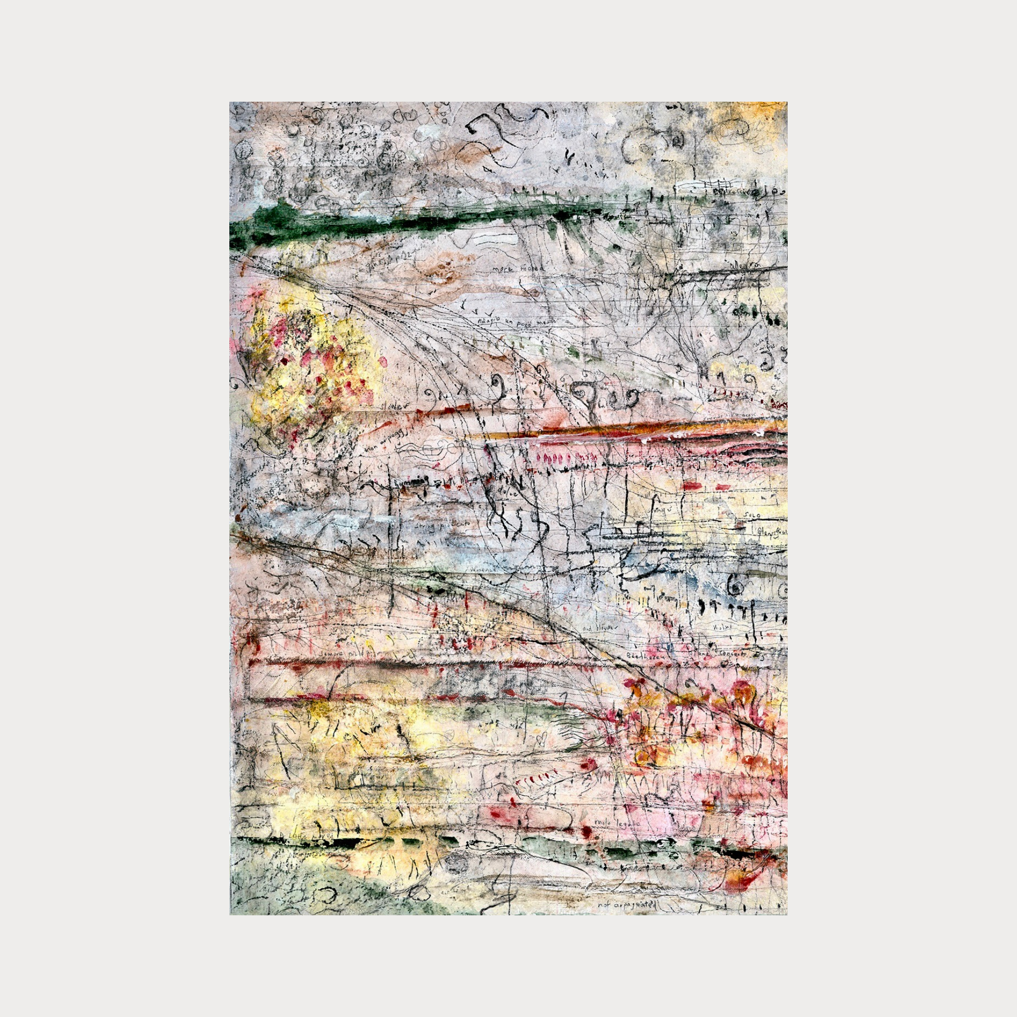 Beethoven Adagio Abstract Fine Art Print by John Worth