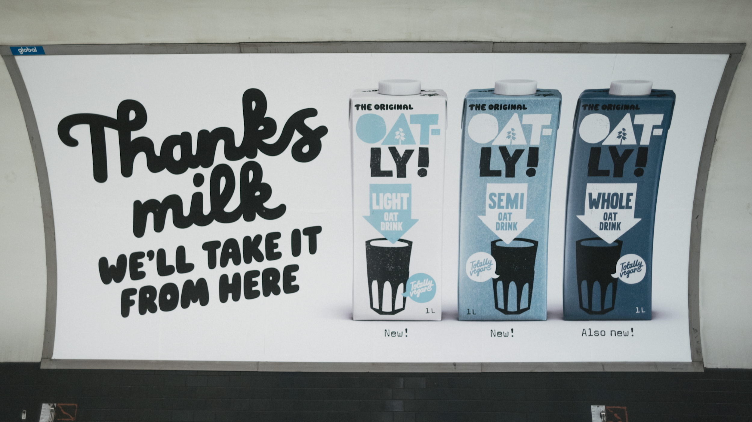 Oatly - Thanks Milk Photo Campaign