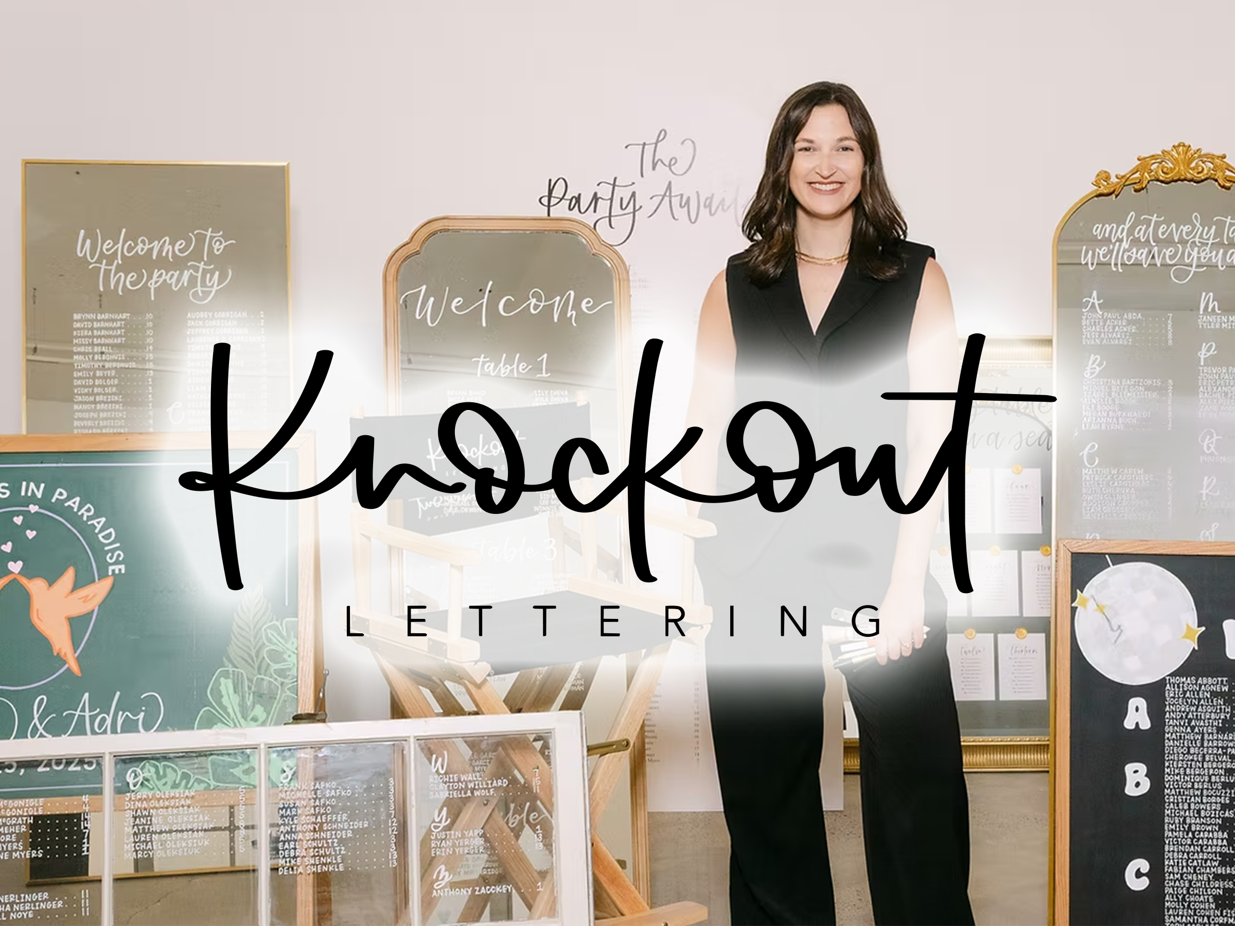 Knockout Lettering