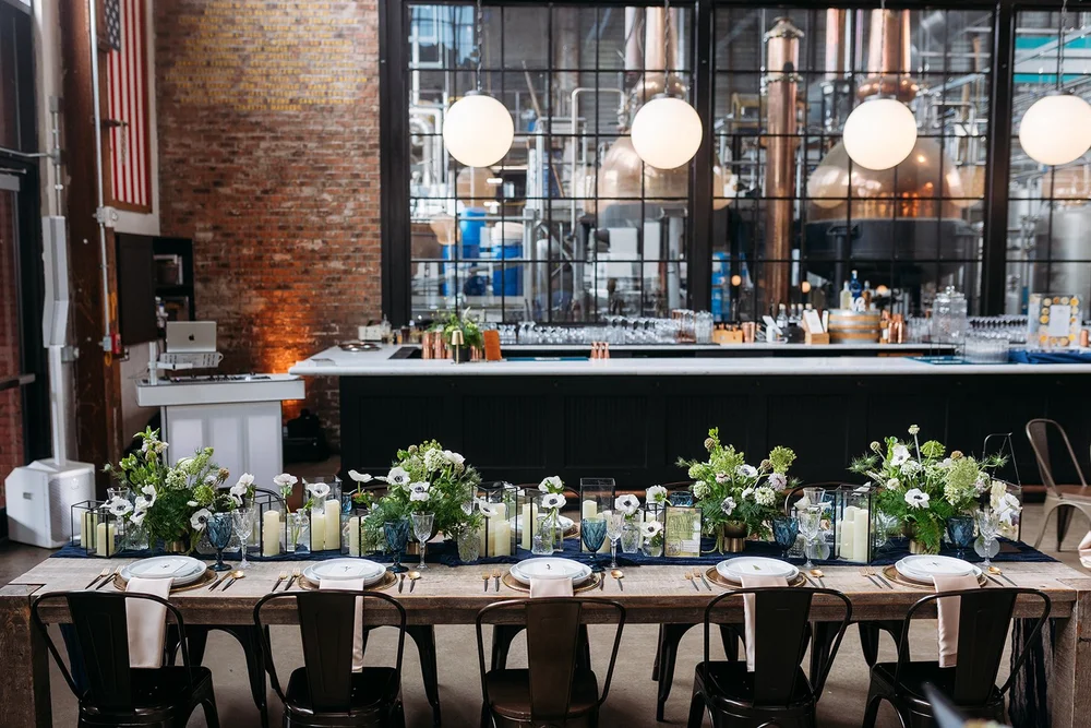 Cocktails and Confidence wedding experience at Philadelphia Distilling Company